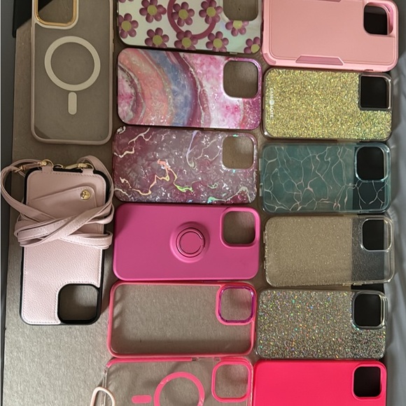 Stylish Pink Phone Case Collection13 PRO MAX